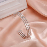 Skyrim Geometric Cuff Bracelet Stainless Steel Bohemian Bangle