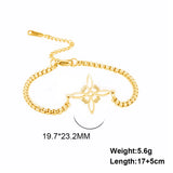Skyrim Witch Knot Charm Bracelet Stainless Steel Box Chain Wicca Amulet