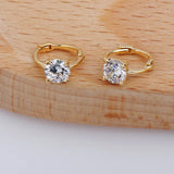 S925 Zircon Ear Earrings Wild Mini Petite Earrings