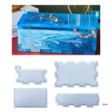 Silicone Casting Mold for Slide Box Dominos