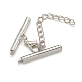 DIY Jewelry Making Findings Kit with Clasp Buckles, Tubes, Chains, Rings