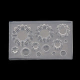 Silicone UV Resin Mold Sunflower Earrings Pendant Bracelets