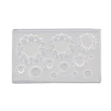 Silicone UV Resin Mold Sunflower Earrings Pendant Bracelets