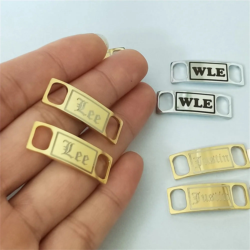 Kpop Name Stainless Steel Shoe-buckle