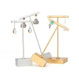 Metal Earring T-shaped Jewelry Display Stand