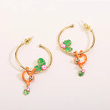 Sloth Enamel Ear Stud Earrings