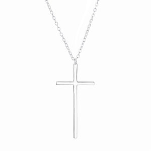 925 Silver Infinity CZ Clear Pendant Necklace Christmas Jewelry
