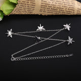 SloveCabin Sterling Silver Dargonfly Choker Necklace