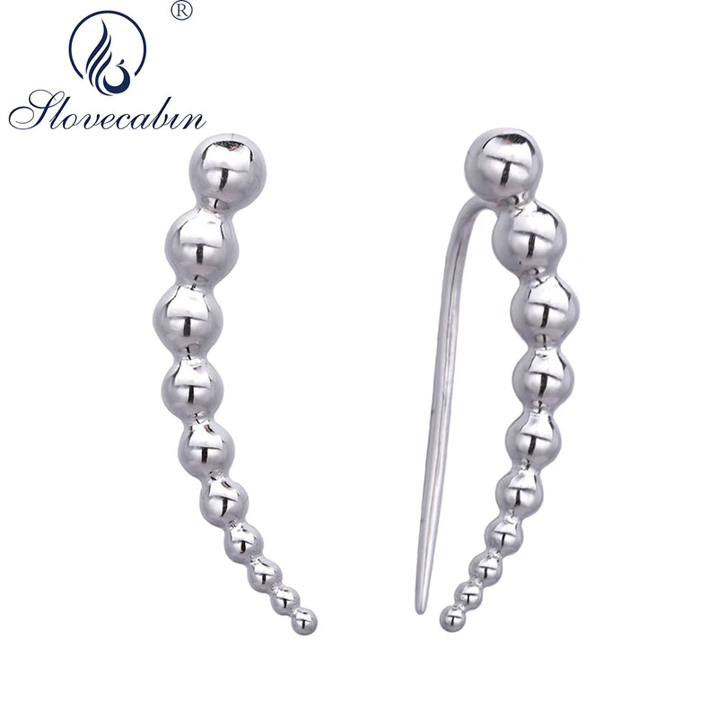 925 Silver Stud Earring Rock Punk Party Jewelry