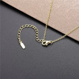 925 Silver Locker Pendant Lockstitch Necklace CZ Zircon Jewelry