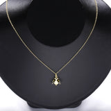 925 Silver Chain Necklace with CZ for Women
