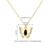925 Silver Chain Necklace with CZ for Women
