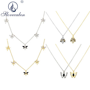 925 Silver Chain Necklace with CZ for Women