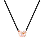 925 Silver Handcuffs Women Menottes Necklace Choker Jewelry