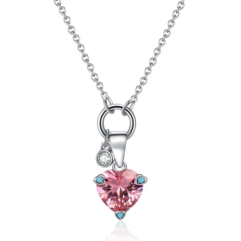 925 Silver Birthstone Adjustable Turquoise Necklace For Women