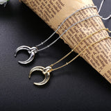 925 Silver Moon Pendant Necklace Infinity Friendship Gift