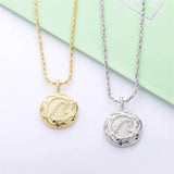 925 Silver Lucky Pendant Long Chain Necklace Jewelry Gift