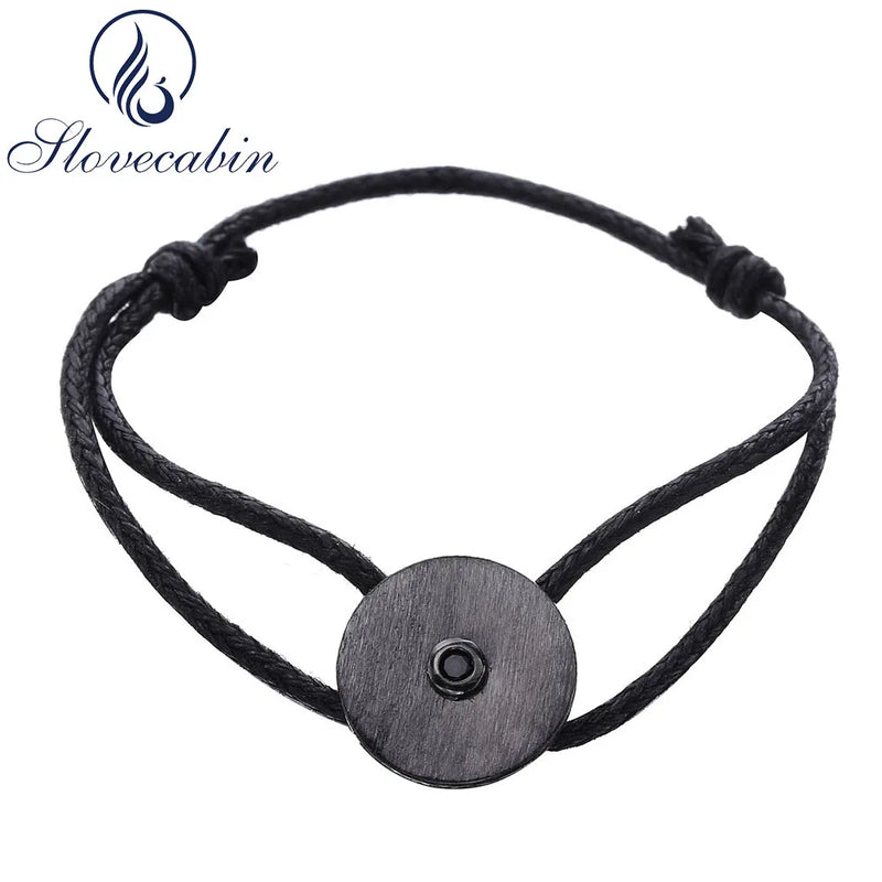 925 Silver Rope Bracelets Women Charms Adjustable Rope Bracelets 925 Jewelry