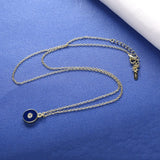 925 Silver Round Pendant Long Chain Necklace For Women
