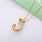 925 Silver Long Chain 6 Pendant Necklace Birthday Christmas Jewelry