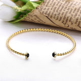 Adjustable 925 Sterling Silver Bracelets Bangles For Women