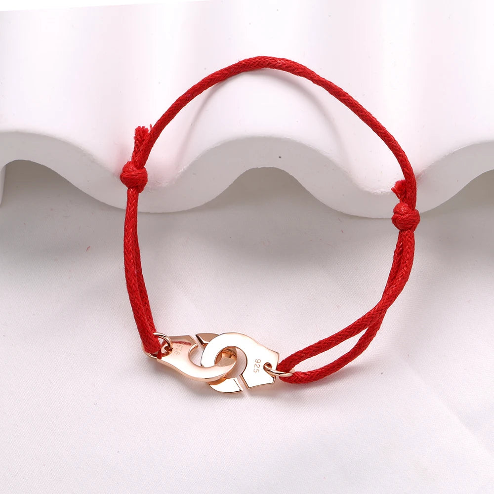 Adjustable 925 Silver Handcuff Bracelet For Women Sterling