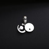 925 Silver Astronaut Charm & Beads, Enamel Fit Bracelets, Fine Jewelry