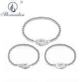 925 Sterling Silver Handcuff Bracelets Menottes Women Fine Jewelry