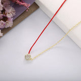 925 Silver Half Rope Half Chain Choker Necklace For Women