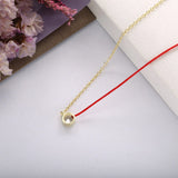 925 Silver Half Rope Half Chain Choker Necklace For Women