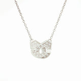 925 Silver Handcuffs Menottes Chain Necklace High Femme Jewelry