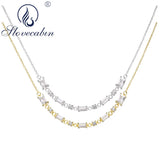 925 Silver Square CZ Choker Necklace High Femme Gift