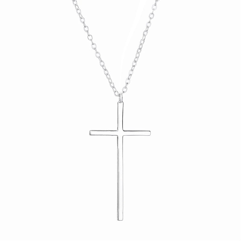 925 Sterling Silver Heart Love Pendant Necklace with Long Chain