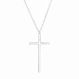 925 Sterling Silver Heart Love Pendant Necklace with Long Chain