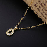 925 Silver Lucky Number 8 Pendant Choker Necklace With Clear CZ