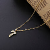 925 Silver Lucky Number 8 Pendant Choker Necklace With Clear CZ