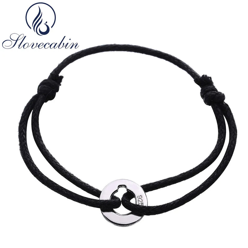 925 Sterling Silver Rope Bracelet for Women