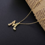 925 Silver Rainbow Crystal Pendant Necklace