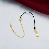 925 Sterling Silver Heart Rope-Link Bracelet Crystal Jewelry