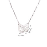 925 Silver Menottes Handcuff Link Choker Necklace Women