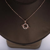 925 Sterling Silver Moon & Star Link Chain Necklace Women Fine Jewelry