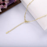 925 Sterling Silver Moon & Star Link Chain Necklace Women Fine Jewelry