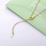 925 Silver Number 7 8 9 Pendant Necklace with Zircon for Women