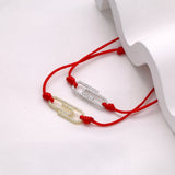 925 Silver Red Rope Bracelet Crystal Rope Women Bracelet