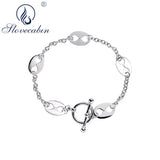 925 Silver T-Lock Bracelet Chain Women Men Jewelry