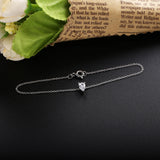 925 Silver Water Drop Chain Bracelet Women's Fine Jewelry Gift