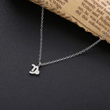 Real 925 Silver Zodiac Pendant Necklace Women Choker Jewelry