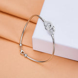 Real 925 Sterling Silver Handcuffs Snake Bracelet For Women Menottes Bangle