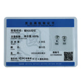 925 Silver Zircon Square Stud Earrings Crystal Jewelry Gift
