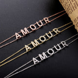 925 Silver Name Femme Bracelets Double Chain For Girls Christmas Gift